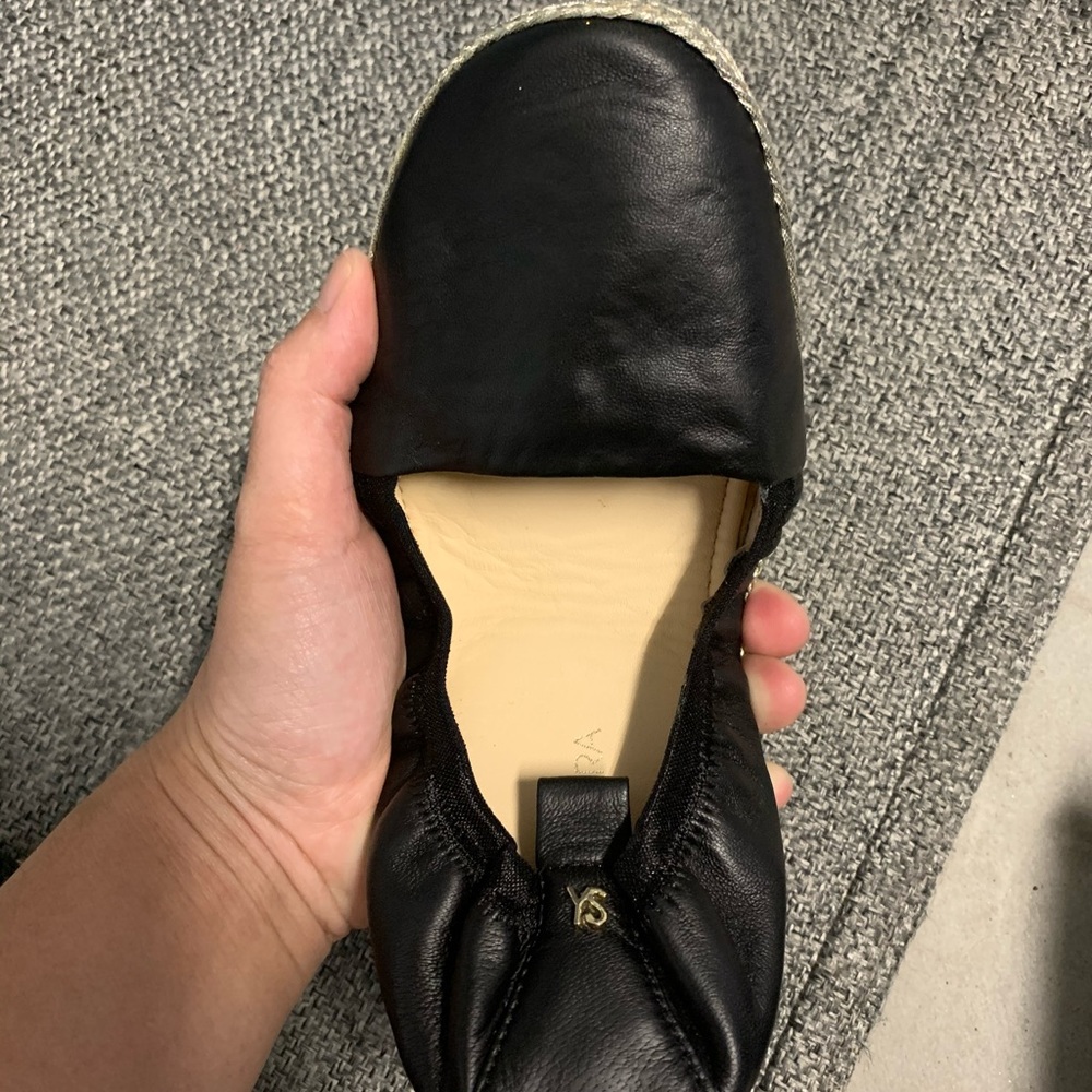 Yosi Samra black leather wrap up